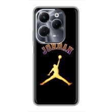 Чехлы для Infinix Hot 40 Play - с картинкой JORDAN (AlphaPrint) (Jordan Gold)