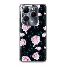 Чехлы с принтом Розочки для Infinix Hot 40 Play – Чайные розы