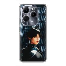 Чехлы с принтом Уэнсдей на Infinix Hot 40 Play – Уэнздей с ушками