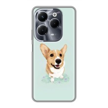 Чехлы с собаками для Infinix Hot 40 Play (VPrint) (Корги)