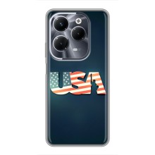 Чохол Прапор USA для Infinix Hot 40 Play – USA