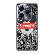 Чехол с Брендами одежды на Инфиникс ХОТ 40 Плей – Supreme Маус