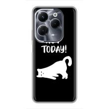 Бампер с изображением Котиков для Инфиникс ХОТ 40 Плей (Not Today)