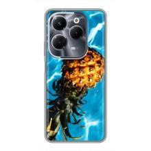 Чехол с изображением  вкусной еды для Infinix Hot 40 Play – Ананас