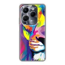 Чехол с картинкой на Infinix Hot 40 Play – Яркий Лев