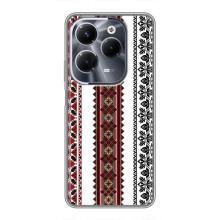 Силиконовый Чехол на Infinix Hot 40 Play с картинкой Вышиванки – Вышиваночки