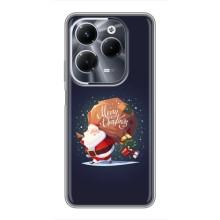 Чехол Санта Клаус для Infinix Hot 40 Play – Подарки от Санты