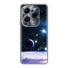 Чехол (ТПУ) с планетами на Infinix Hot 40 Play – Космический вид