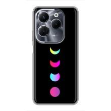 Чехол (ТПУ) с планетами на Infinix Hot 40 Play – Полнолуние