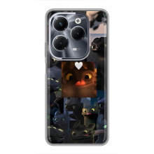 Чохол як приборкати дракона на Infinix Hot 40 Play – Дракон колаж