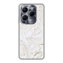 Мраморный чехол на Infinix Hot 40 Play (VPrint) (Белый мрамор)