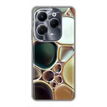 Мраморный чехол на Infinix Hot 40 Play (VPrint) (Радужный Мрамор)