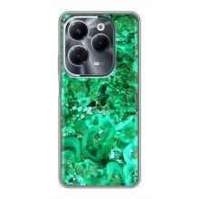 Мраморный чехол на Infinix Hot 40 Play (VPrint) (Салатный Мрамор)