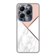 Мраморный чехол на Infinix Hot 40 Play (VPrint) (Тройной мрамор)