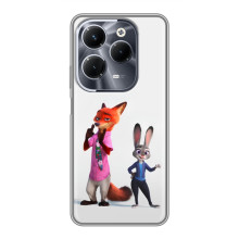 Силіконовий чохол з принтом Зоотрополіс для Infinix Hot 40 Play – Джуді і Нік