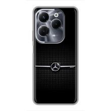 Силиконовый бампер с картинкой машины на Infinix Hot 40 Play (Mercedes)