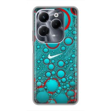 Силиконовый Чехол на Infinix Hot 40 Play с картинкой Nike – Найк зеленый