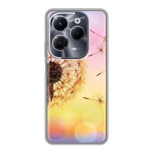 Силіконовий Чохол з кульбабками на Infinix Hot 40 Play – Квітка-кульбаба