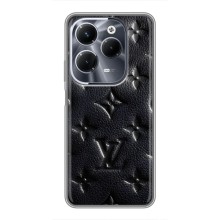 Текстурный Чехол Louis Vuitton для Инфиникс ХОТ 40 Плей (Черный ЛВ)