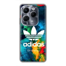 Чехлы Адидас для Infinix Hot 40 Pro (AlphaPrint) (Яркий Адидас)