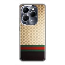 Чехлы Бренд GUCCI для Infinix Hot 40 Pro – Фон Гуччи