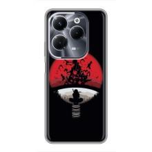 Чохли з принтом Ітачі Учіха на Infinix Hot 40 Pro – Ітачі на чорному