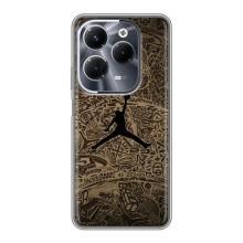 Чехлы для Infinix Hot 40 Pro - с картинкой JORDAN (AlphaPrint) – Logo Jordan