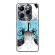 Чехлы с Пандами на Infinix Hot 40 Pro – Панда боксер
