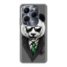 Чехлы с Пандами на Infinix Hot 40 Pro – Панда в очках