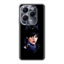 Чехлы с принтом Уэнсдей на Infinix Hot 40 Pro – Милая Уэнсдей