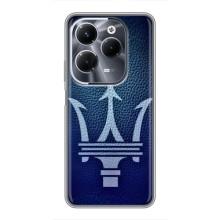 Чохли з тематикою "Круті машини" на Infinix Hot 40 Pro – Лого Maserati