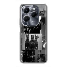 Чехол ДОБЕРМАН для Infinix Hot 40 Pro – Коллаж Доберман