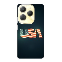 Чохол Прапор USA для Infinix Hot 40 Pro – USA