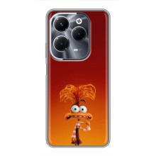 Чехол Головоломка для Infinix Hot 40 Pro - (AlphaPrint) (Тревожность)