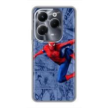 Силиконовый Чехол для Infinix Hot 40 Pro – Человек Паук