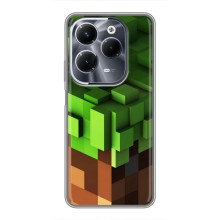 Чехол Майнкрафт на Infinix Hot 40 Pro (AlphaPrint) Minecraft – текстура Майнкрафт