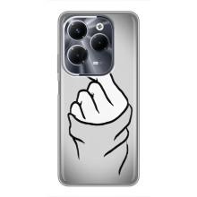 Чохол з принтом для Infinix Hot 40 Pro (AlphaPrint - Знак сердечка)