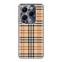 Чехол с Брендами одежды на Инфиникс ХОТ 40 Про – Burberry стиль
