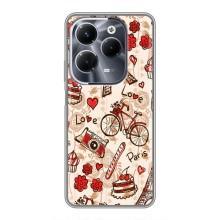 Чохол Ейфелева Вежа на Infinix Hot 40 Pro – Париж мрія