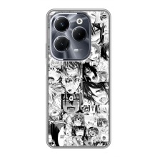 Анимешный чехол для Infinix Hot 40 Pro (Ahegao manga)