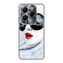 Чехол с картинкой Модные Девчонки Infinix Hot 40 Pro (Любительница коней)