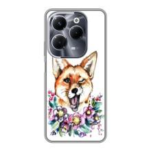 Чехол с Лисичкой для Infinix Hot 40 Pro – Хитрая лиса