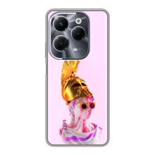 Чехол с Прикольным принтом на Infinix Hot 40 Pro – АРТ Статуя