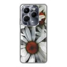 Чохол з ромашками на Infinix Hot 40 Pro – Квіти Ромашки
