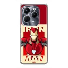 Чохол Супергерой Залізна Людина на Infinix Hot 40 Pro – Iron man