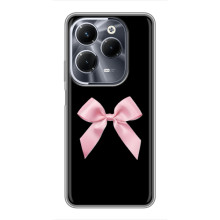 Чохол банти для Infinix Hot 40 Pro – Бант на чорному
