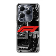 Чохол фільм Формула 1 для Infinix Hot 40 Pro – Колаж Формула 1