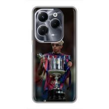 Чехол с футболистом Ламин Ямаль Infinix Hot 40 Pro – Ямал с кубком
