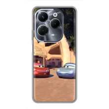 Чехол с принтом Маквин для Infinix Hot 40 Pro – Маквин и Салли