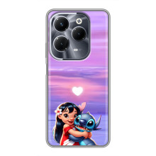 Чехол с рисунком Стич для Infinix Hot 40 Pro – Стич и Лило